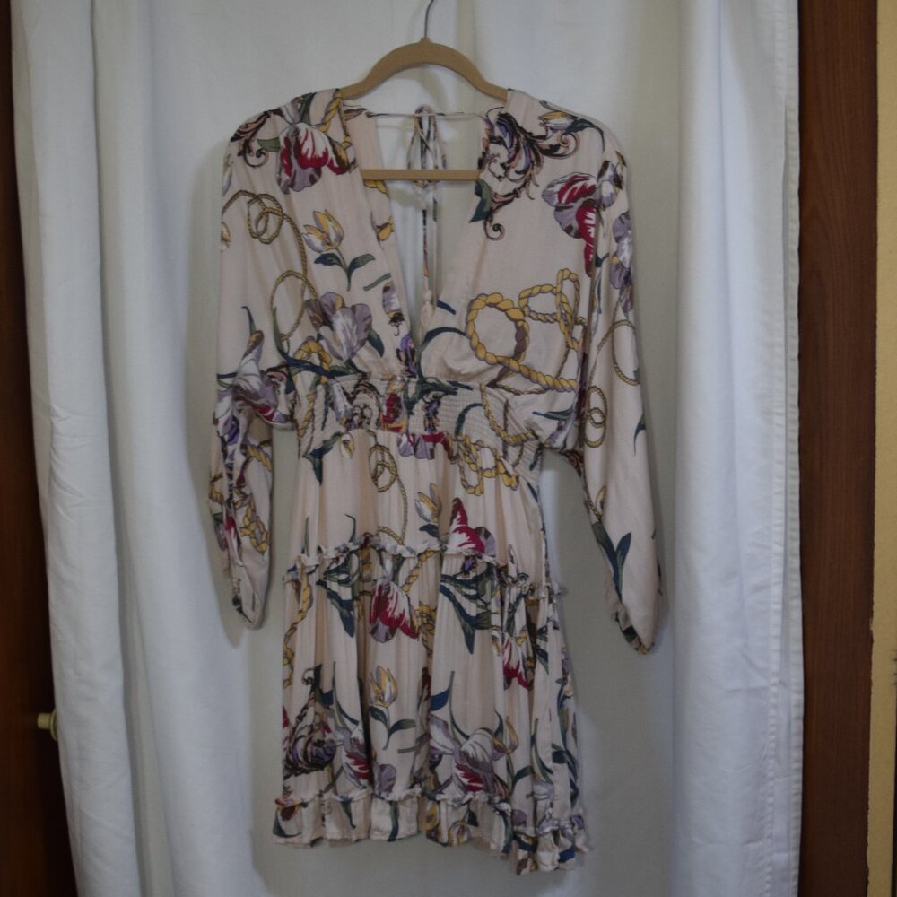 Fate Boho style with long sleeve w/cutout, size M